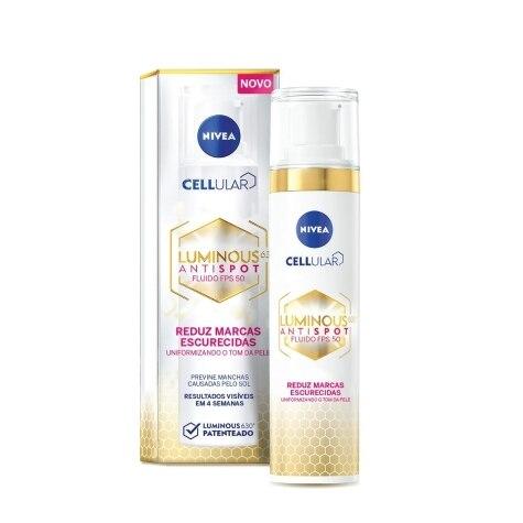 Fluido Preventivo Nivea Cellular Luminous 630 Antispot FPS50 40ml - Imagem 2