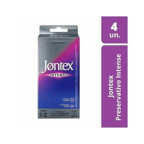 Preservativo Jontex Intense Estimulante 4 Unidades - Imagem 2
