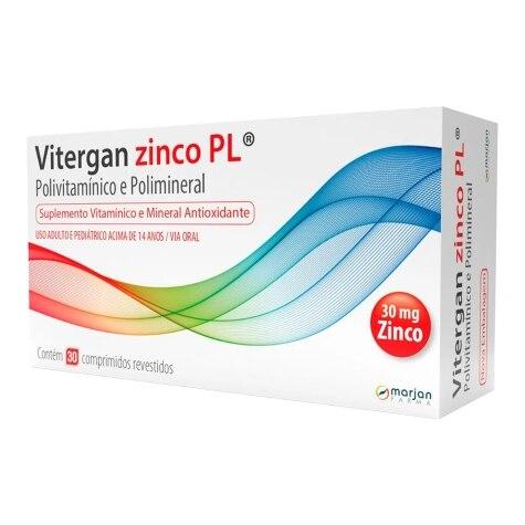 Vitergan Zinco PL 30 Comprimidos Revestidos - Imagem 2