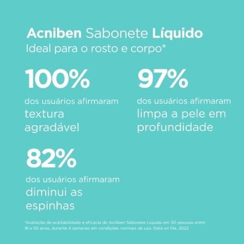 Sabonete Líquido Isdin Oily Skin Acniben 1 Facial 208g - Imagem 4