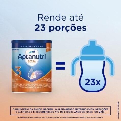 Fórmula Infantil Aptanutri Soja 3 800g - Imagem 7