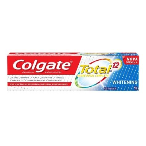 Creme Dental Colgate Total 12 Whitening 90g - Imagem 1