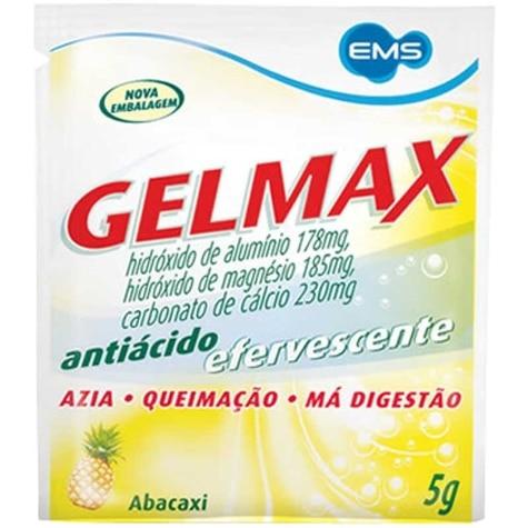 Gelmax Abacaxi Pó Efervescente 5G - Imagem 1