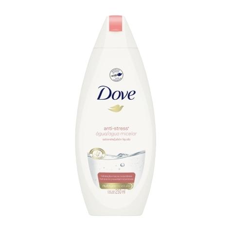 Sabonete Hidratante Líquido Dove Anti-stress Água Micelar 250ml - Imagem 1