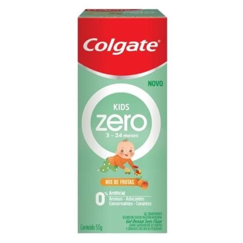 Gel Dental Colgate Kids Zero 3-24 meses Mix de Frutas 50g - Imagem 1