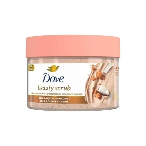 Sabonete Esfoliante Dove Beauty Scrub Coco & Açúcar Mascavo 280g - Imagem 1