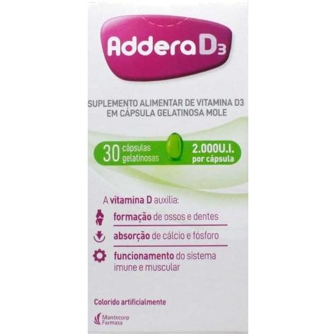Addera D3 2.000UI 30 Cápsulas - Imagem 1