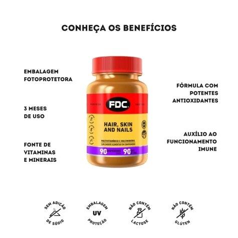 Hair, Skin and Nails FDC 90 Comprimidos - Imagem 2