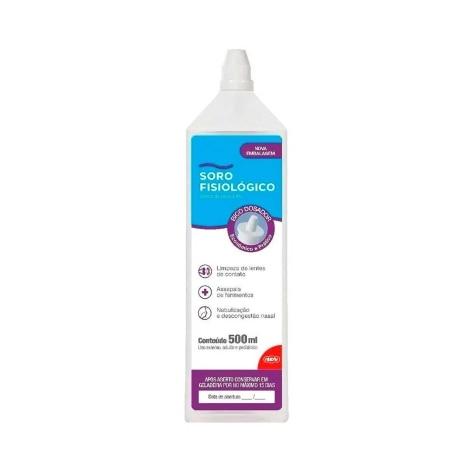 Soro Fisiológico 0,9% ADV Farma Sem Conservantes 500ml - Imagem 1