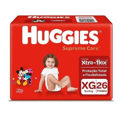 Fralda Huggies Supreme Care XG 26 Unidades - Imagem 1