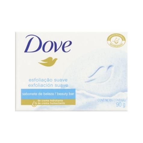 Sabonete Hidratante Barra Dove Esfoliação Suave 90g - Imagem 1