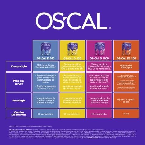 Os-cal 500mg 60 Comprimidos Revestidos - Imagem 6