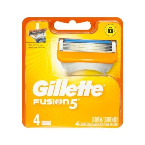 Carga Gillette Fusion 5 4 Unidades - Imagem 1