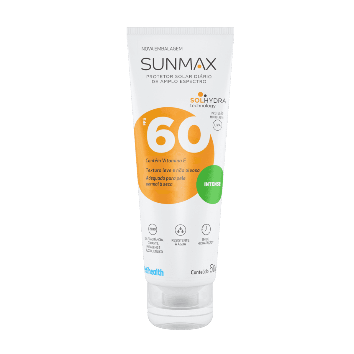 Protetor Solar Facial Sunmax Intense FPS60 Pele Normal 60g - Imagem 1