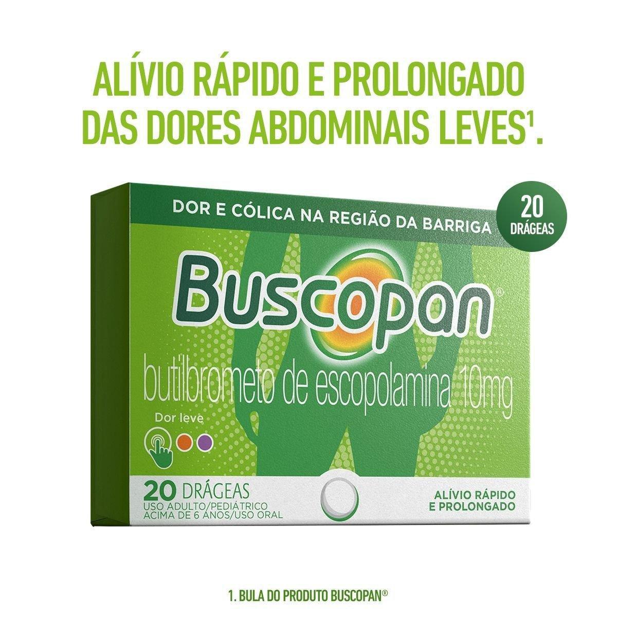 Buscopan 10mg 20 Drágeas - Imagem 2