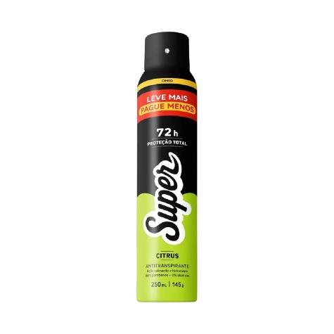 Antitranspirante Cimed Super Citrus 72h 250ml - Imagem 1