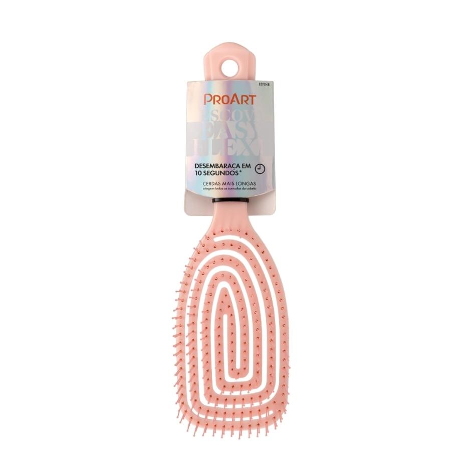 Escova de Cabelo Raquete Proart Easy Flexi Rosa
