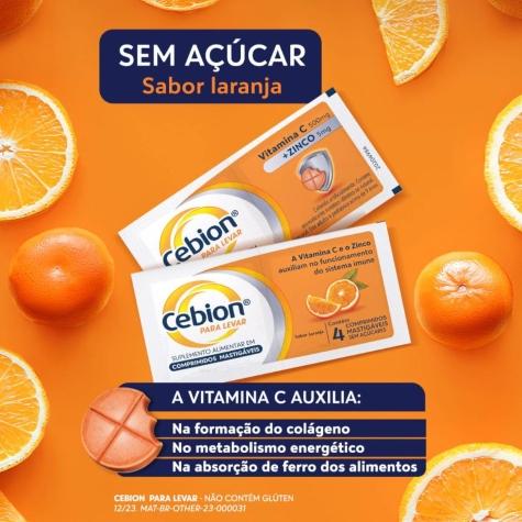 Cebion para Levar 4 Comprimidos Mastigáveis - Imagem 3