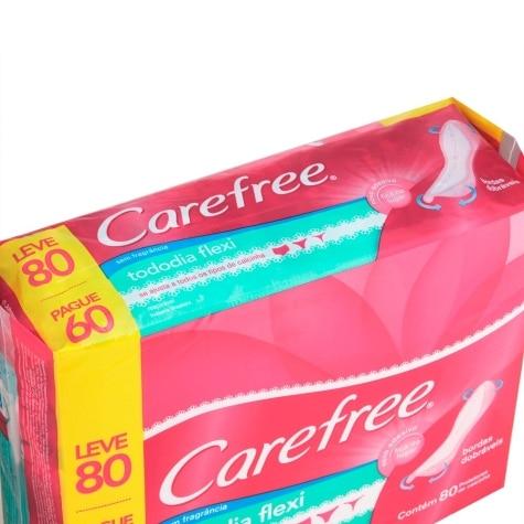 Protetor Diário Tododia Flexi Carefree sem Perfume 80 Unidades Leve mais Pague menos - Imagem 2