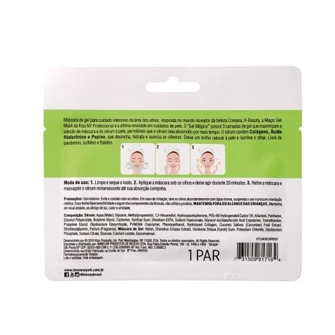 Máscara de Gel para Área dos Olhos Kiss New York Pepino 7g - Imagem 2