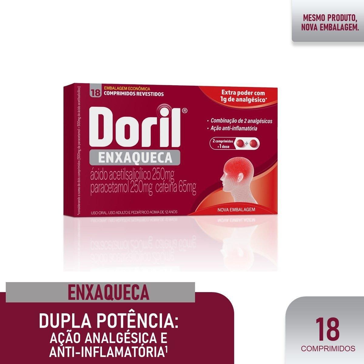 Doril Enxaqueca 18 Comprimidos Revestidos - Imagem 1