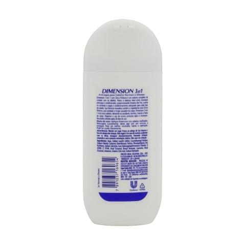 Shampoo Dimension Anticaspa 3 em 1 Cabelos Oleosos 200ml - Imagem 2