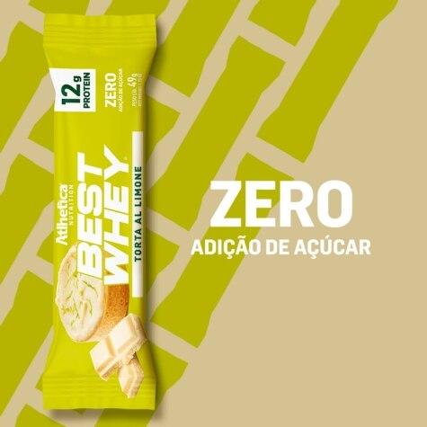 Barra Proteica Atlhetica Nutrition Best Whey Sabor Torta Al Limone 49g - Imagem 4