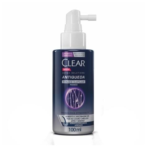 Tônico Antiqueda Clear Men Derma Solutions Capilar 100ml - Imagem 1