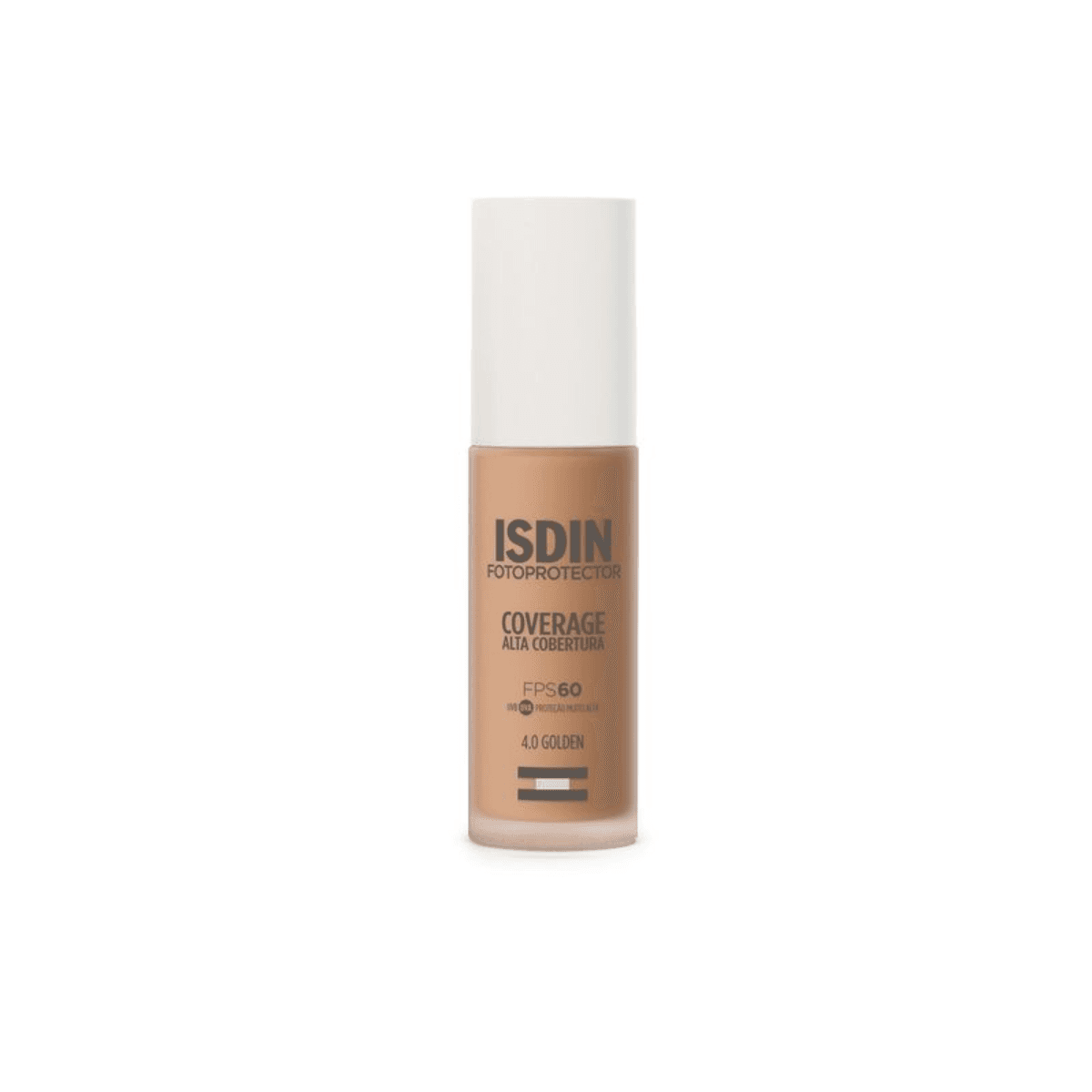 Protetor Solar Facial ISDIN Coverage Alta Cobertura 4.0 Golden FPS60 30g - Imagem 1