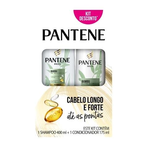 Kit Pantene Pro-V Bambu Cabelo Quebradiço Shampoo 400ml + Condicionador 175ml - Imagem 1