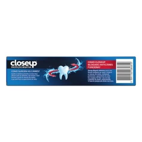 Creme Dental Close Up Proteção Bioativa Bloqueio Anti Cáries Menta Refrescante 150g - Imagem 2