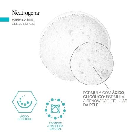Gel de Limpeza Neutrogena Purified Skin Facial 150g - Imagem 6