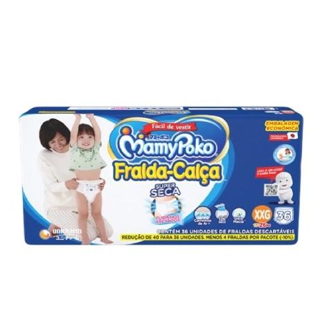 Fralda-Calça Mamypoko Super Seca XXG 36 Unidades - Imagem 1