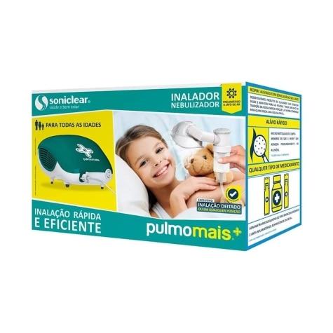 Inalador Nebulizador Pneumático Pulmomais Soniclear - Imagem 1