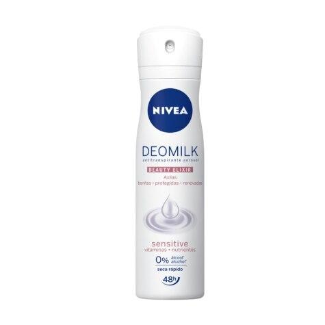 Desodorante Aerossol Nivea Deomilk 48h 150ml - Imagem 1