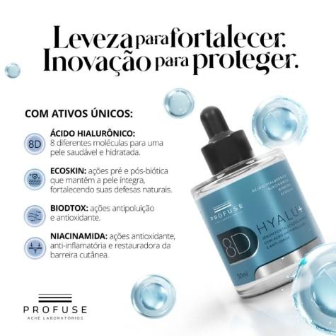 Sérum Profuse Hyalu+ 8D Fortalecedor Facial 30ml - Imagem 3