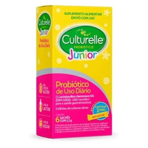 Culturelle Probiotico Júnior 6 Sachês com 1,2g - Imagem 1