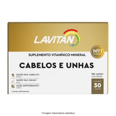 Lavitan Cabelos e Unhas 30 Cápsulas - Imagem 2