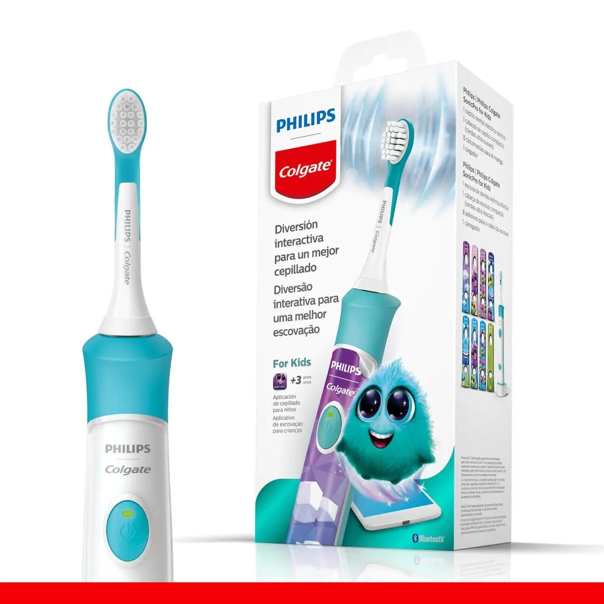 Escova Dental Elétrica Philips Colgate SonicPro Kids 3+ - Imagem 1