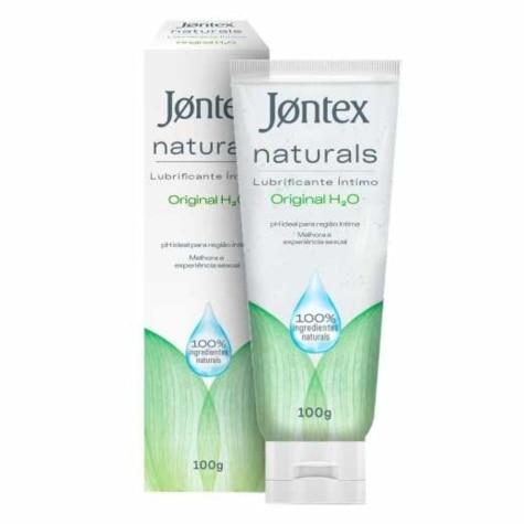 Gel Lubrificante Íntimo Jontex Naturals Original H2O 100g - Imagem 1