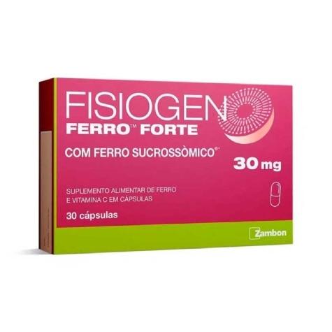 Fisiogen Ferro Forte 30mg 30 Cápsulas - Imagem 1