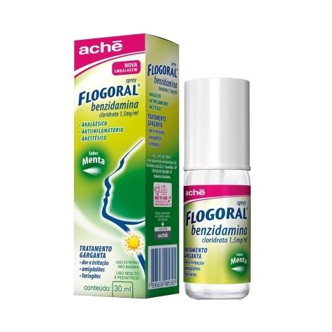 Flogoral Colutório Spray Menta 1,5mg 30ml - Imagem 1