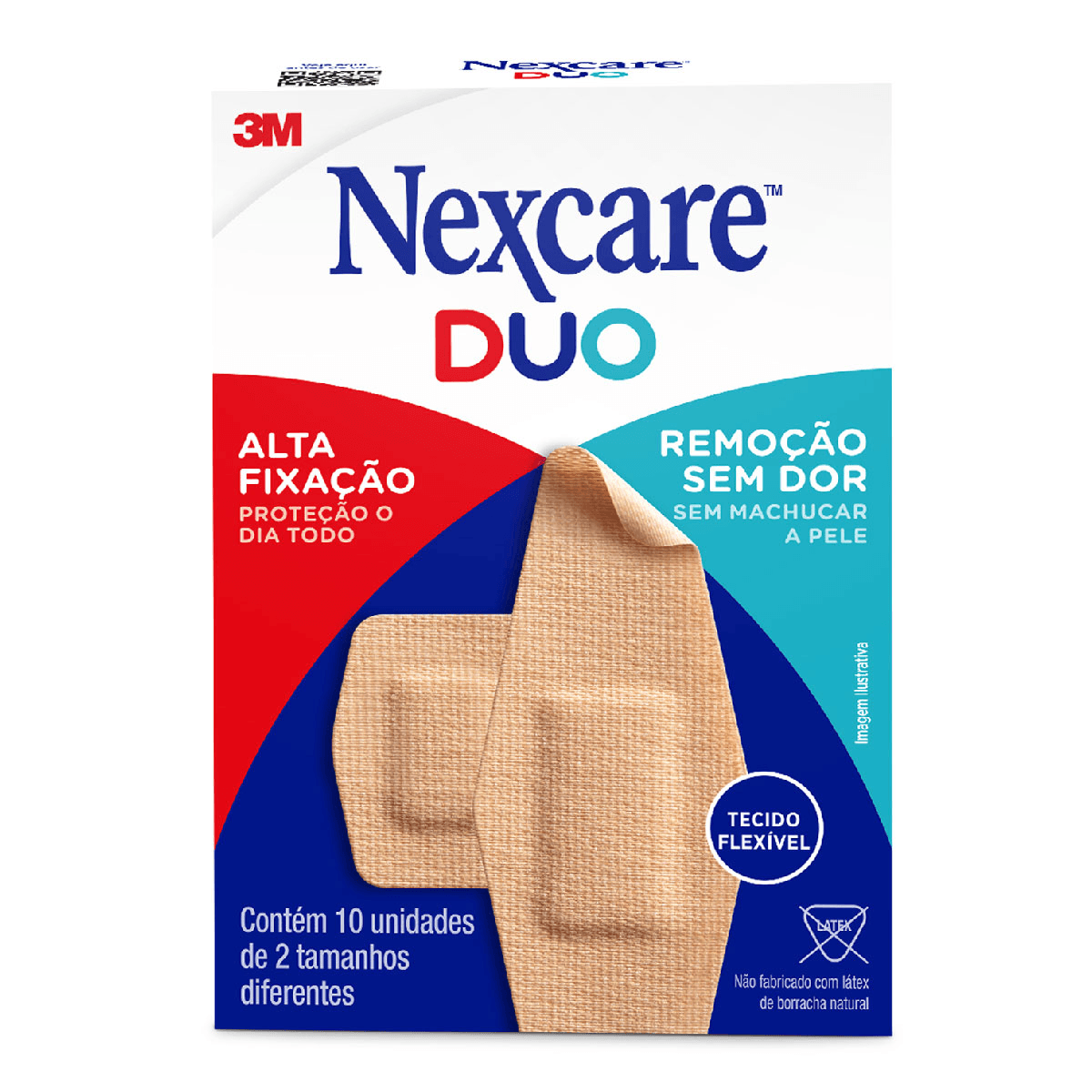Curativo Nexcare Duo Variados 10 Unidades - Imagem 1