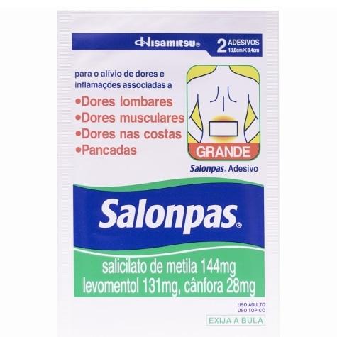 Salonpas Adesivo Grande 2 Unidades - Imagem 1