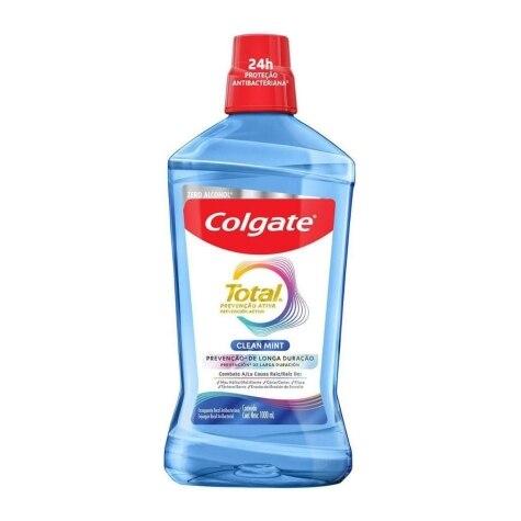 Enxaguante Bucal Colgate Total Clean Mint Sem Álcool 1L - Imagem 1