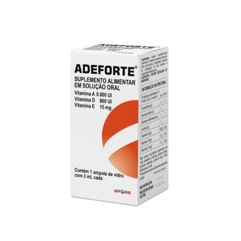 Adeforte Solução Oral 3ml - Imagem 1