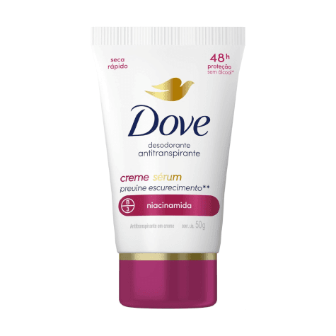 Desodorante Creme Dove Sérum Previne Escurecimento 48h 50g - Imagem 1