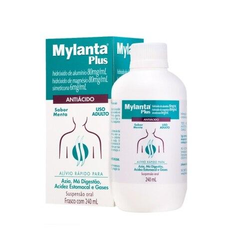 Mylanta Plus Menta Suspensão Oral 240ml - Imagem 1