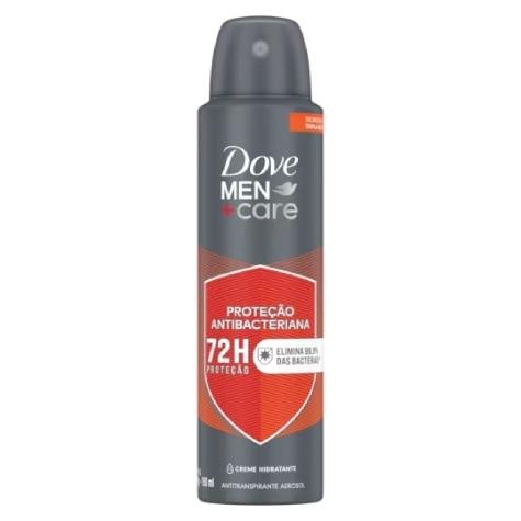 Desodorante Aerossol Dove Men + Care Proteção Antibacteriana 72h 150ml - Imagem 1