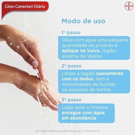 Sabonete Íntimo Gino-Canesten Diário Puro Cuidado 200ml - Imagem 4